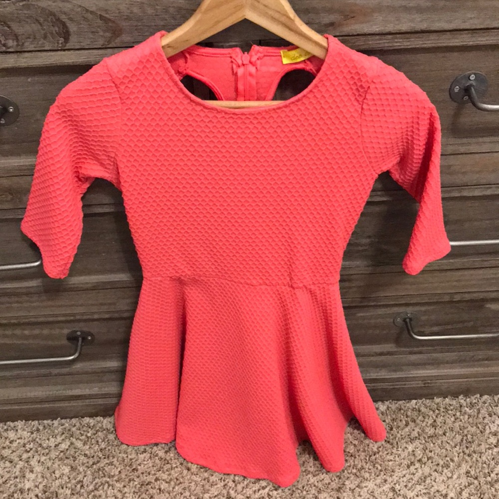 Adorable Pink fit & flare dress.